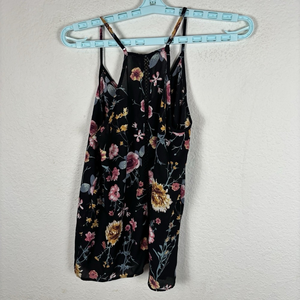 Pink Rose Womens Shirt Sz S Small Tank Top Sleeveless Floral Excellent - Picture 6 of 7